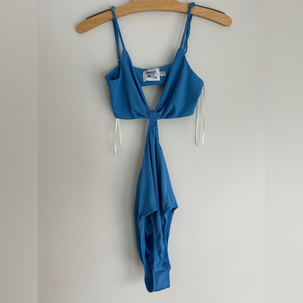 Blue Princess Polly bodysuit